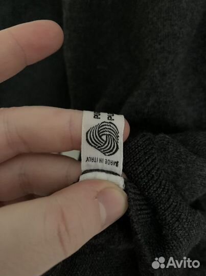 Шерстяной свитер джемпер woolmark италия xl eu 46