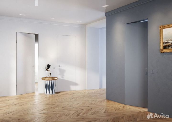 Двери межкомнатные скрытые