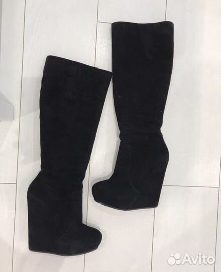 Сапоги на платформе натур корсо комо 38-39