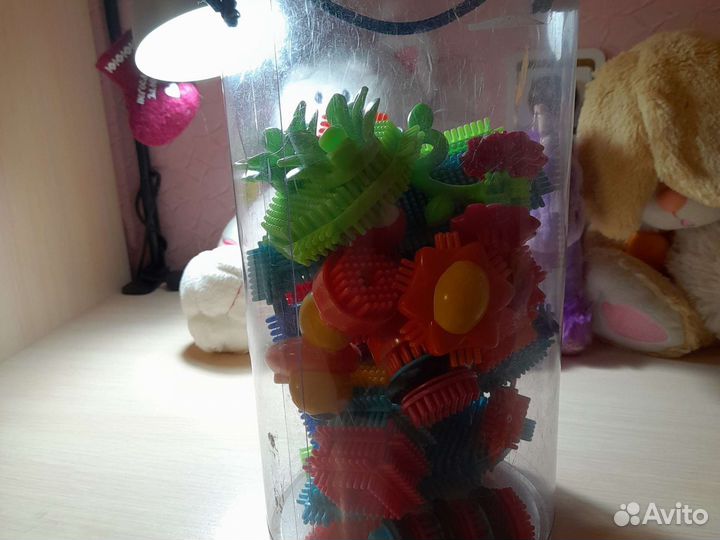 Конструктор для детей Ёжик подходит детям 2-6 лет