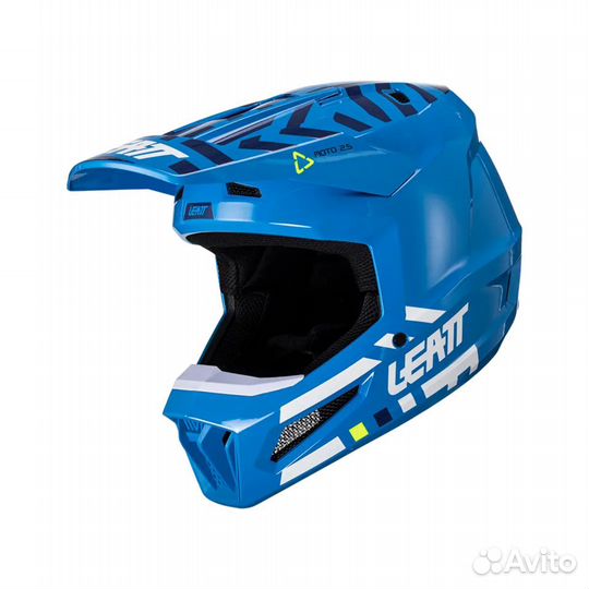 Мотошлем Leatt Moto 2.5 Helmet (Cyan, L, 2024 (10