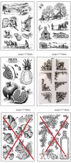 Штамп для скрапбукинга силикон. Новый