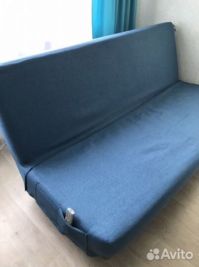 Чехол на диван бединге ikea, икеа синий и серый