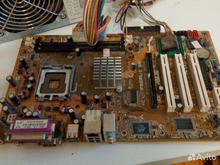 Материнская плата и блок питания