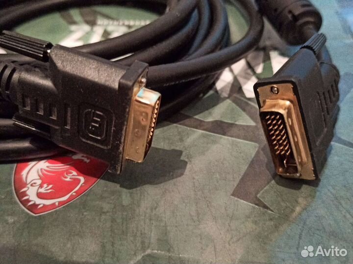 Кабель для компьютера DVI-D - DVI-D, 5 м