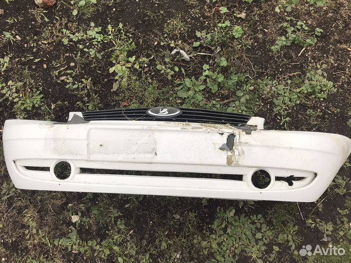 Бампер передний priora 1