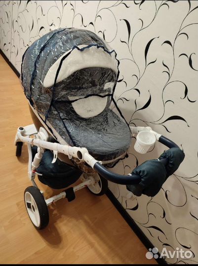 Коляска 2 в 1 adamex monte carbon