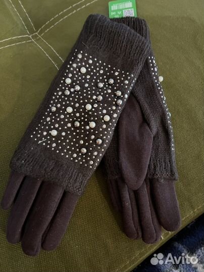 Перчатки-митенки Новые