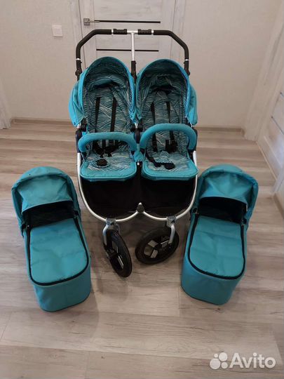 Коляска для двойни Bumbleride Indie Twin 2 в 1