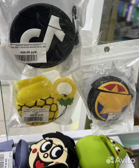 Чехлы для наушников airpods, airpods pro. Разные