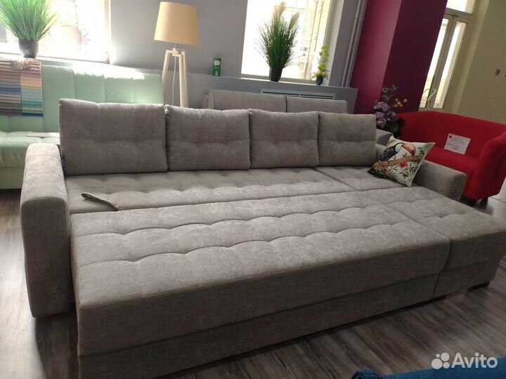 Диван новый Сафари 3 m с выдвижной оттоманкой