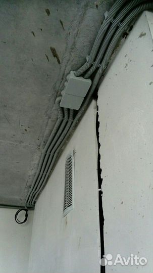 Электрика, бригада электромонтажников