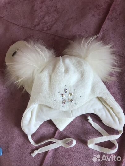 Шапка для девочки 44-46