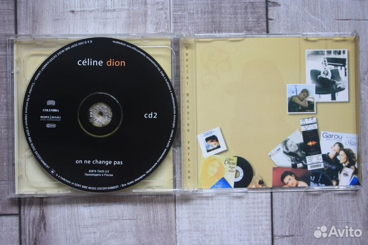 Céline Dion. On Ne Change Pas двойной аудио CD