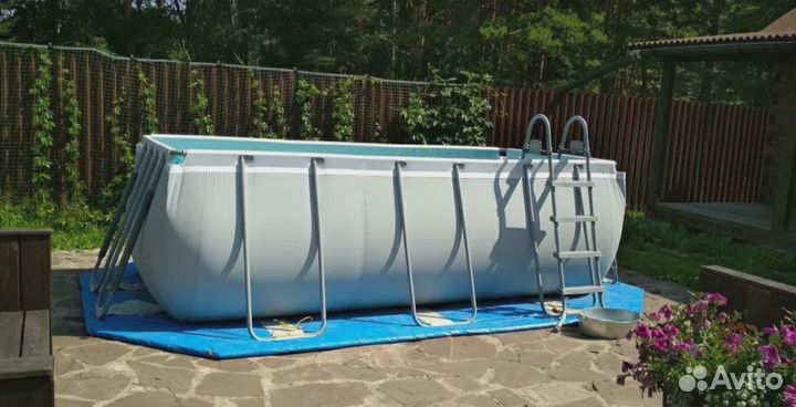 Каркасный бассейн 412х201х122