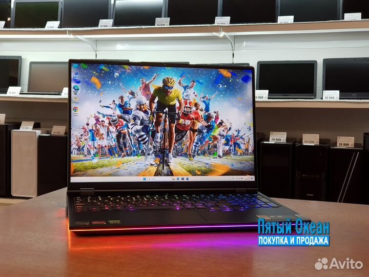 Ноутбук Lenovo Legion 7 2K 165Hz, Ryzen 7, RTX