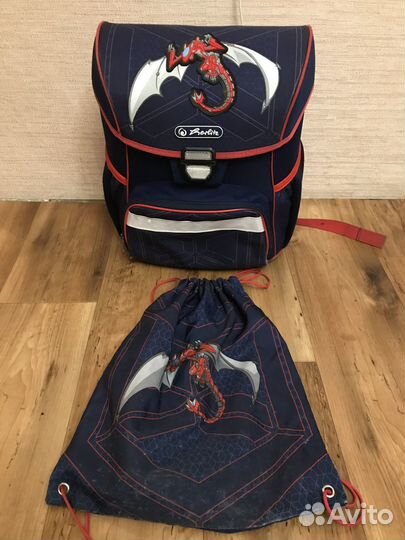 Портфель школьный с мешком (легкий)