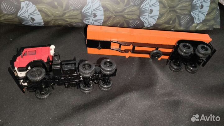 Модель камаз 5410 с прицепом