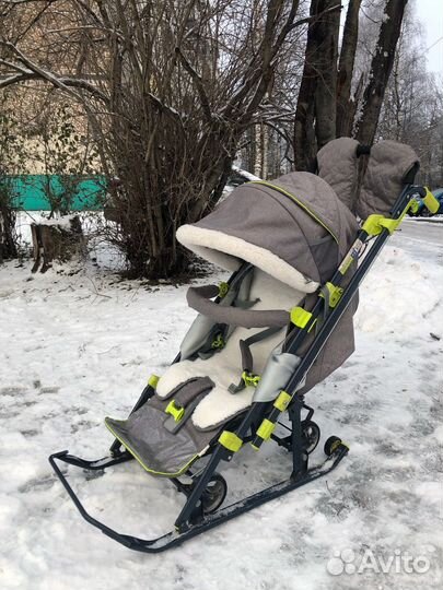Детские санки коляска