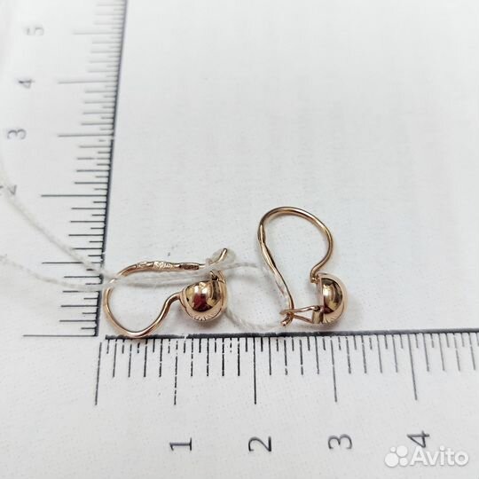 Золотые серьги