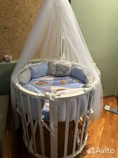 Продам бортики,и матрасик круглый