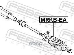 Пыльник рулевой рейки (mitsubishi galant EA 199