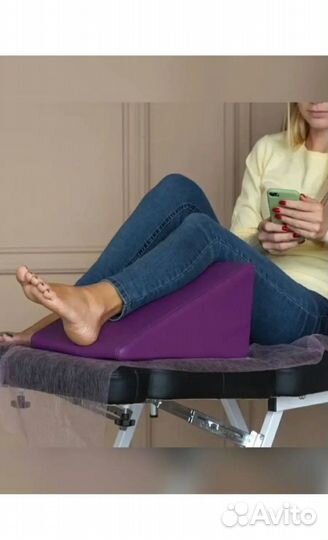 Педикюрный клин под ногу подставка для педикюра