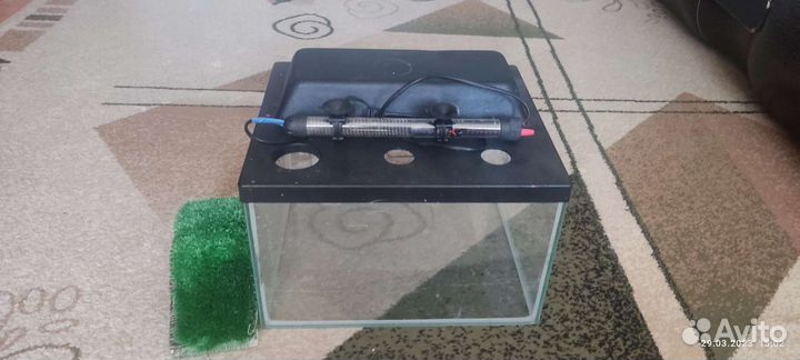 Аквариумный нагреватель, аквариум, подставка