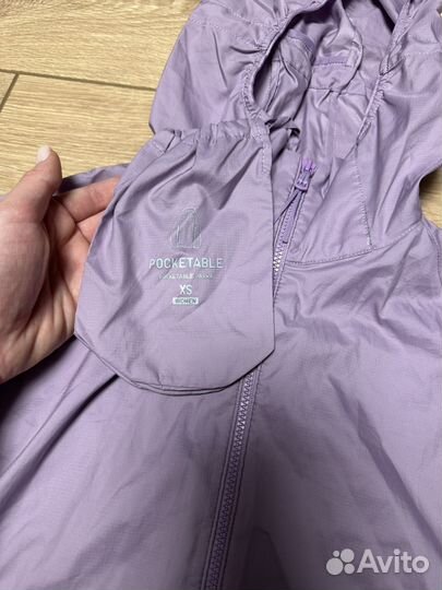 Ветровка uniqlo pocketable фиолетовая