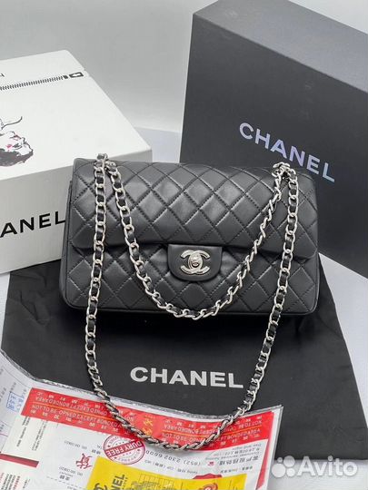 Сумка женская chanel из натуральной кожи люкс