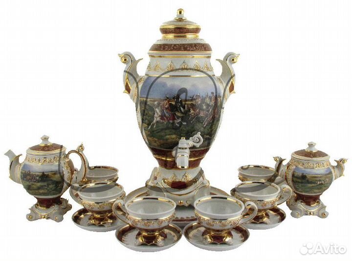 Набор фарфоровый Царская Охота №1 (5,5л, жи (2661)