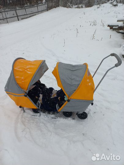 Санки для двойни