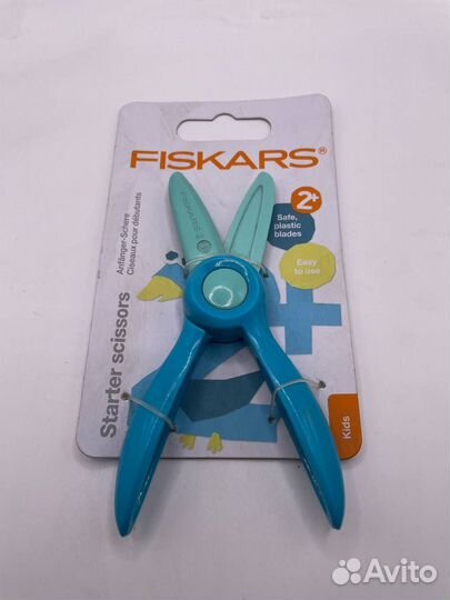 Ножницы Fiskars First, голубые 2+