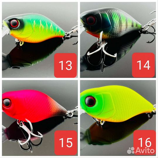 Jackall Chubby 38mm, 38 расцветок