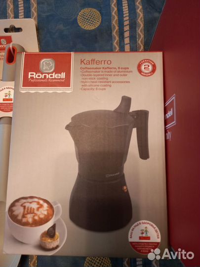 Новый чайник Rondell Infinity кофеварка Kafferro
