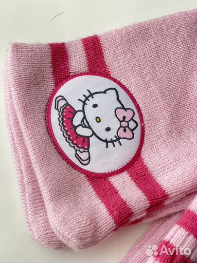 Комплект шапка, шарф hello kitty оригинал