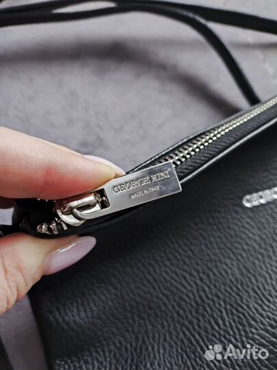 Сумка женская на плечо из нат. кожи george kini