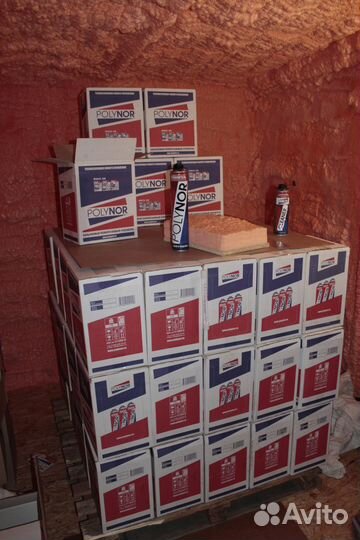 Напыляемый утеплитель. Polynor