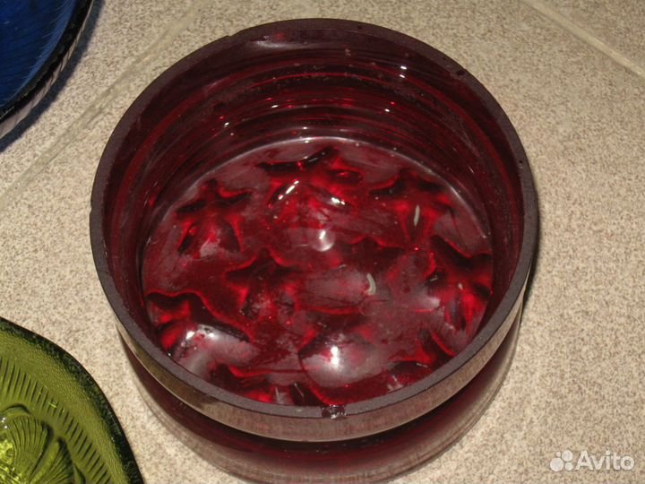 Стекло,хрусталь + вазы из цветного стекла