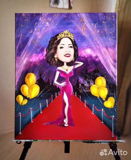 Портрет по фото, шарж, картина