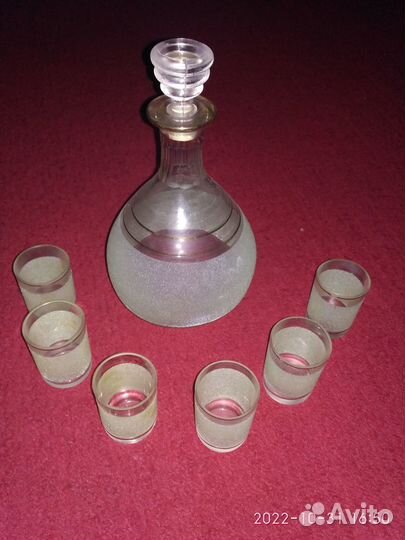 Графин с рюмками СССР