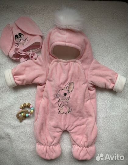 Конверт на выписку для девочки зима