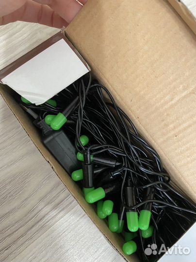 Гирлянда зеленая 5,2 метра