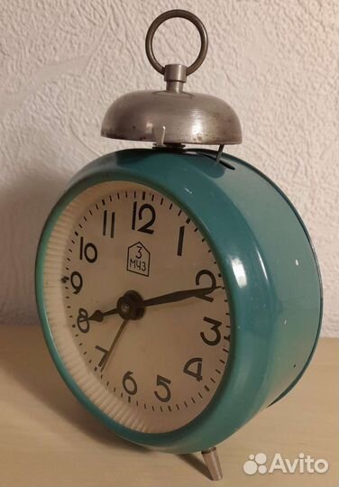 Часы-будильник. 3 Мчз. 50-е. СССР