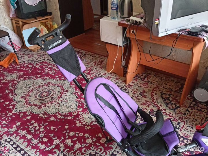 Детский велосипед с ручкой бу