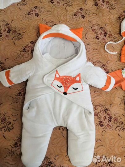 Костюм лисички на выписку из роддома