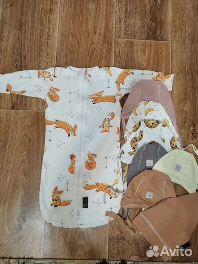 Кокон и чепчики mjolk