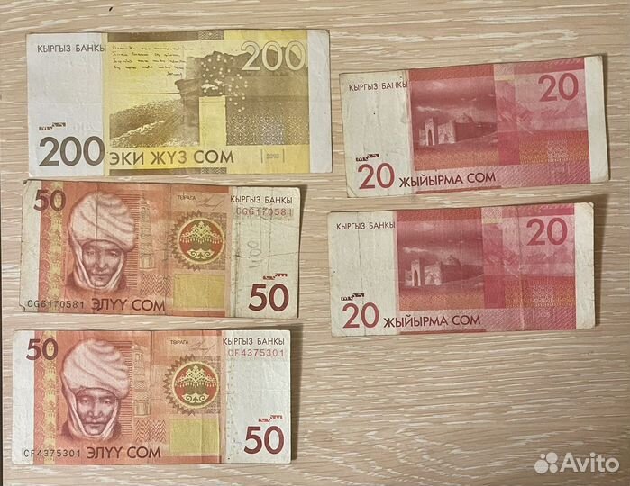 340 Киргизский сом