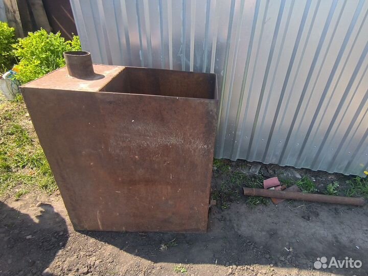 Печь банная с баком