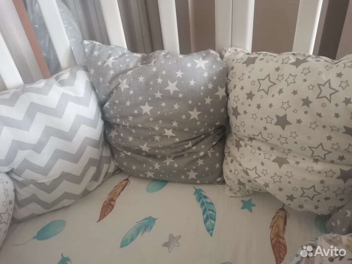 Бортики в детскую кроватку